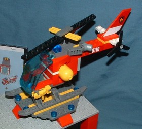 CITY, FIRE STATION SET NO. 60110 - LEGO - 2016 - USED CONDITION