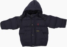 Polo Ralph Lauren toddler Puffer Down Jacket- 2T- 180 coat w. removable Hood