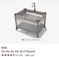 Graco On the Go Zip DLX Playard, Parker/Gray
