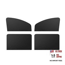 4 PCS Side Window Windshield Sunshield, Full Shade Front Rear Glass Privacy