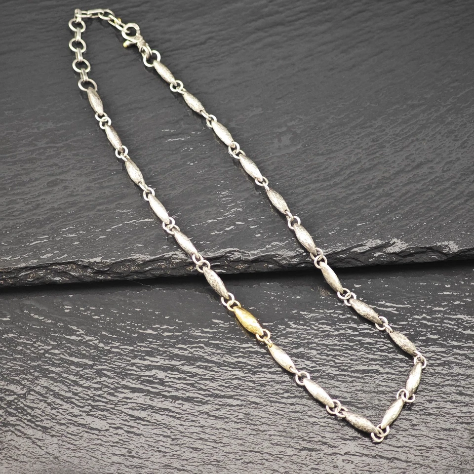 Ожерелье Gurhan Orb 24 карата позолота серебро регулируемое 14,5 дюйма - 17 дюймов - Изображение 4 из 4