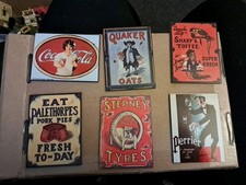 6 Vintage  Fridge Magnets  Advertising