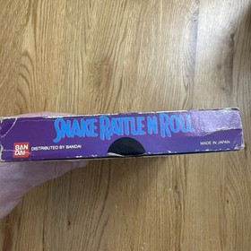 Nintendo NES Snake Rattle N Roll UK Version, Complete with Box and Manual PAL