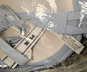 Victoria's Secret  Lightly Lined Balconette Icy Blue Bra and Panty Set  38C