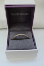 9ct Yellow Gold Diamond 1.5mm Wedding Ring Size R + Ring Box and Carry Bag 