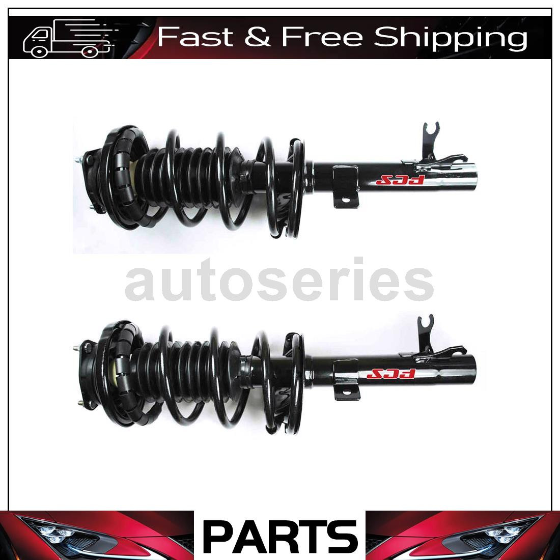 Front Left & Right Strut and Coil Spring Fits 2000 Ford Focus 2001 Ford Focus