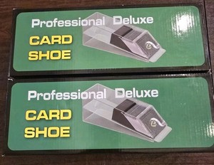6-Deck Acrylic Blackjack Dealing Shoe Casino Game Professional Dealer Lot Of 2