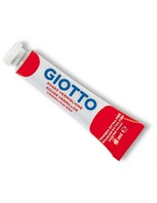 Giotto Temperafarbe T4 Extra Fein in 12ml Tube Farbe Zinnoberrot Nr. 07