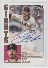 2019 Topps 1984 Topps Baseball Rookies Auto Ray Black #84R-RB Auto 0b0