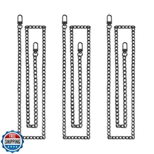 FZWONVUC 47" Chain Purse Strap,3 PCS Purse Chain Strap Purse Chains for handb