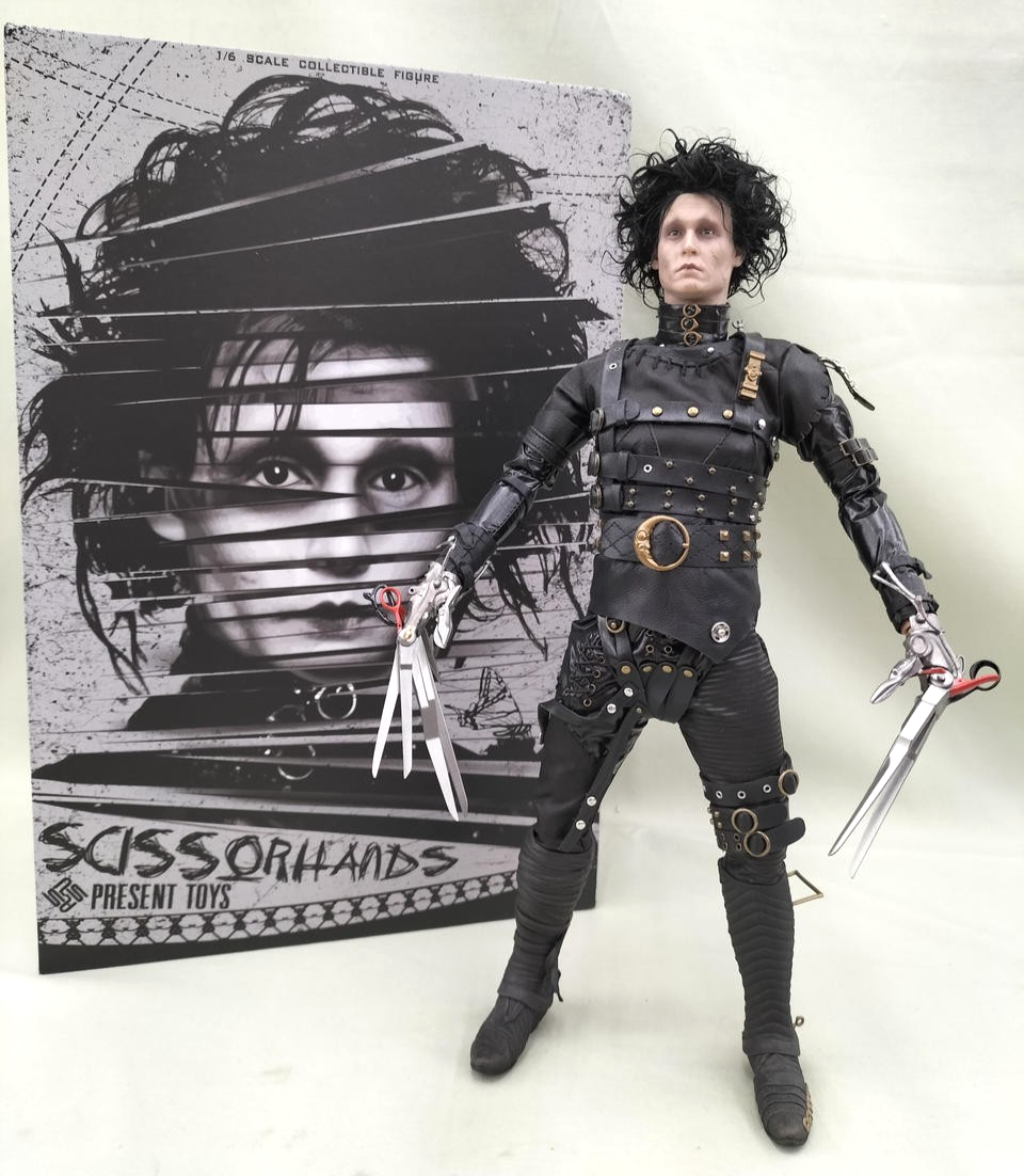 PRESENT TOYS PT-SP52 Edward Scissorhands Action Figure 1/6 w/Box