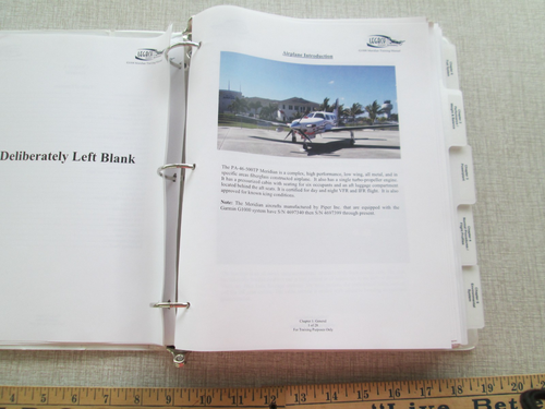 2012 Legacy Flight G1000 Meridian Beechcraft Training Manual - Picture 2 of 8