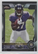 2015 Topps Chrome Rookies Black Refractor 128/299 Javorius Allen #152 k5i