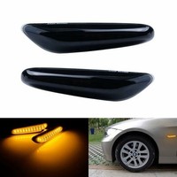 2X FüR BMW E81 E87 E90 E92 E60 E84 LED Seitenblinker Marker Repeater Licht Amber