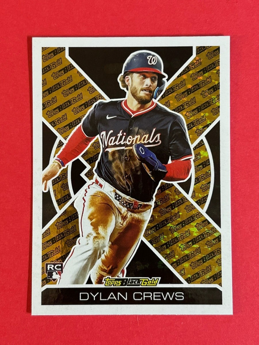 Dylan Crews 2025 Topps Update (RC,SP) Rookie Black & Gold Foil #BG