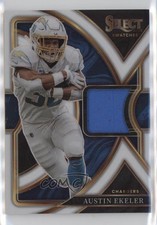 2022 Panini Select Select Swatches White Prizm 47/75 Austin Ekeler #SS-23 b7z