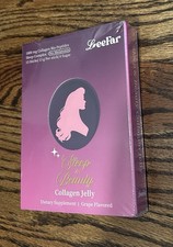 LeeFar Sleep Support Collagen Jelly Sticks Grape No Melatonin Gluten Free 15ct