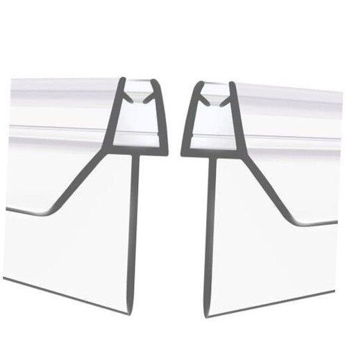 2-Pack Frameless Shower Door Bottom Seal (3/8'' X 39'') Clear Glass Shower