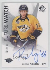 2016-17 SP Authentic Future Watch Auto 516/999 Pontus Aberg #128 Auto 1e15