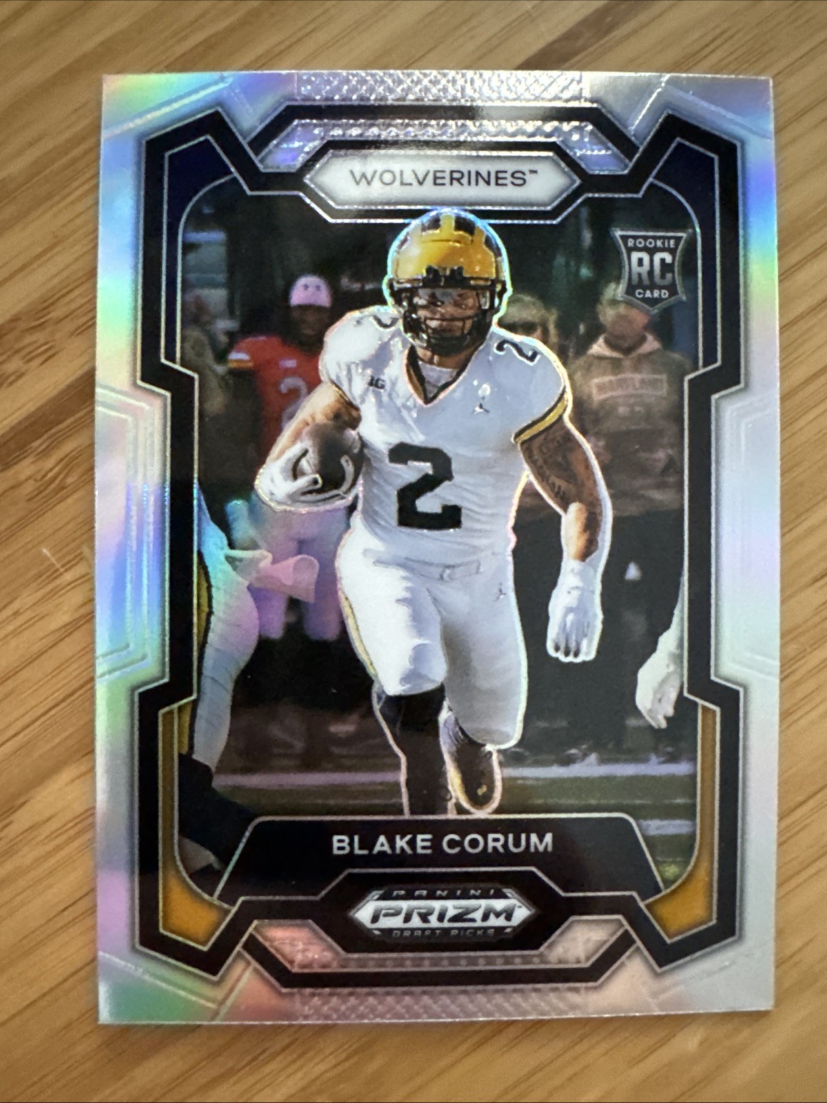 Blake Corum 2024 Panini Prizm Draft Picks - RC Silver Prizm #128