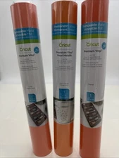 NEW MIXED Lot of 3 Cricut STRONGBOND EVERYDAY IRON-ON Vinyl Sheets Crafts Decor