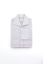 NWT Brunello Cucinelli Men "Basic Fit" Pinstripe Button-Down Dress Shirt L A258