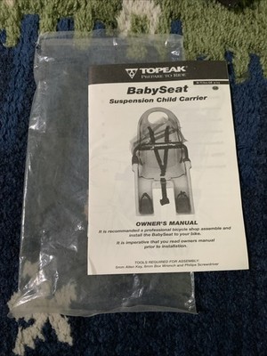 Topeak BabySeat Bicycle Child Seat w/ Rear Disc Rack | eBay