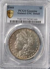 1888 Morgan Silver Dollar PCGS Genuine Stained UNC Detail