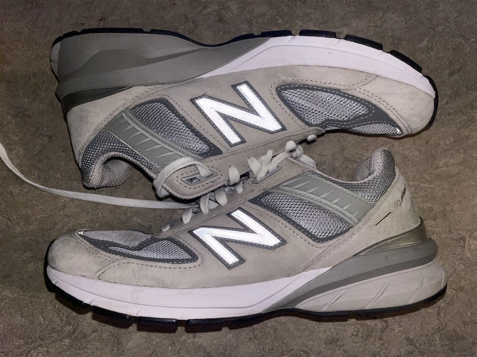 New Balance 990 V5 Made In USA Castlerock Mens Size 10.5 US - Image 3 of 4