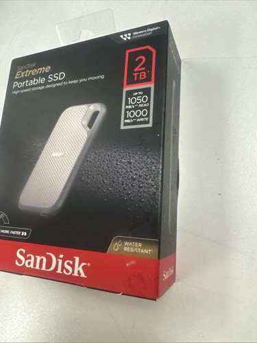 SanDisk 2 To Extreme Portable SSD Stockage Haute Vitesse - Photo 2/6