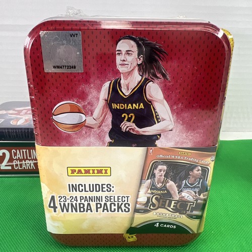 Caitlin Clark 2023-24 WNBA Select Tins (All 4 Colors/Styles) - Picture 8 of 15