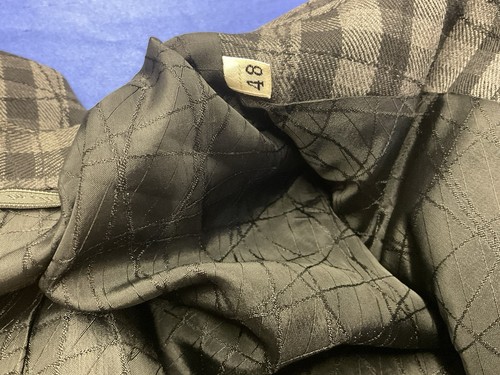 Vintage 90’s 80's Gianni Versace Gray Wool Suit Sz 48 - Picture 9 of 15