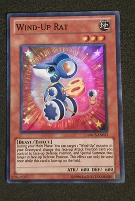 Yu-Gi-Oh! TCG Wind-up Rat ORCS-EN023 Super Rare Unlimited Near Mint