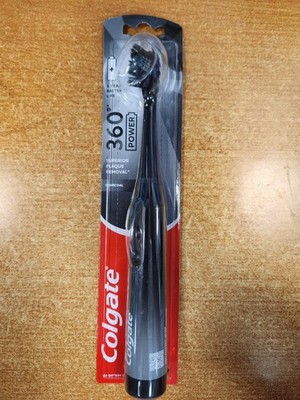 Colgate 360 Power Superior Plaque Removal Charcoal Toothbrush DMGD   E4C
