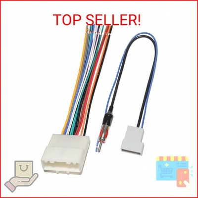 NuIth Radio Wiring Harness Connector Replacement for Nissan 2007-2019,Infiniti 2