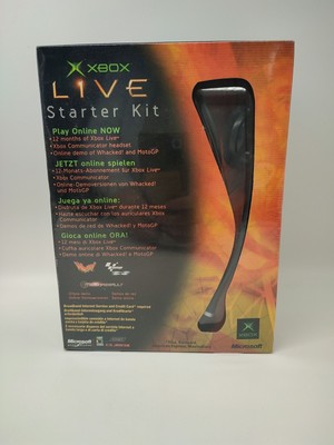 XBOX LIVE - STARTER KIT 2002   (DVD+HEADSET) ORIGINAL XBOX, Sealed in Folie 