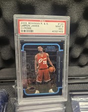 2003 Bowman Chrome Lebron James Rookie Psa 9 Oc Rare Low Pop