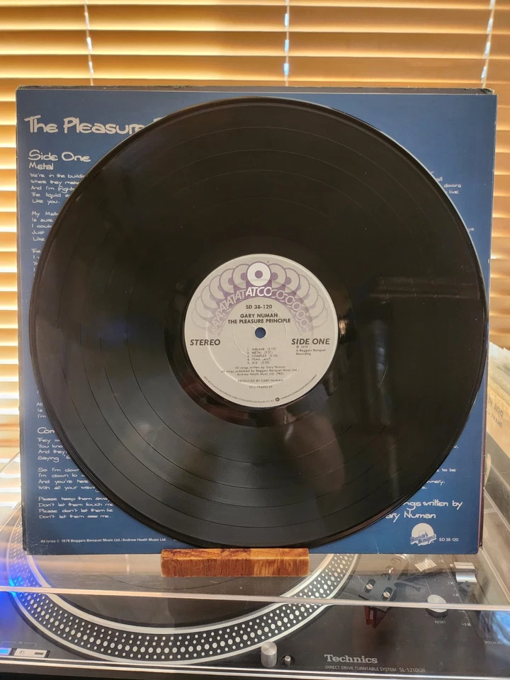 Gay Numan, The Pleasure Principal, 1979 1st Atco Stereo, SD- 38-120, VG+/VG — 第 3/4 张图片