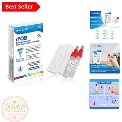 Easy-to-Use 2  FOB Kit for Early Colorectal Cancer Detection - Fast Results