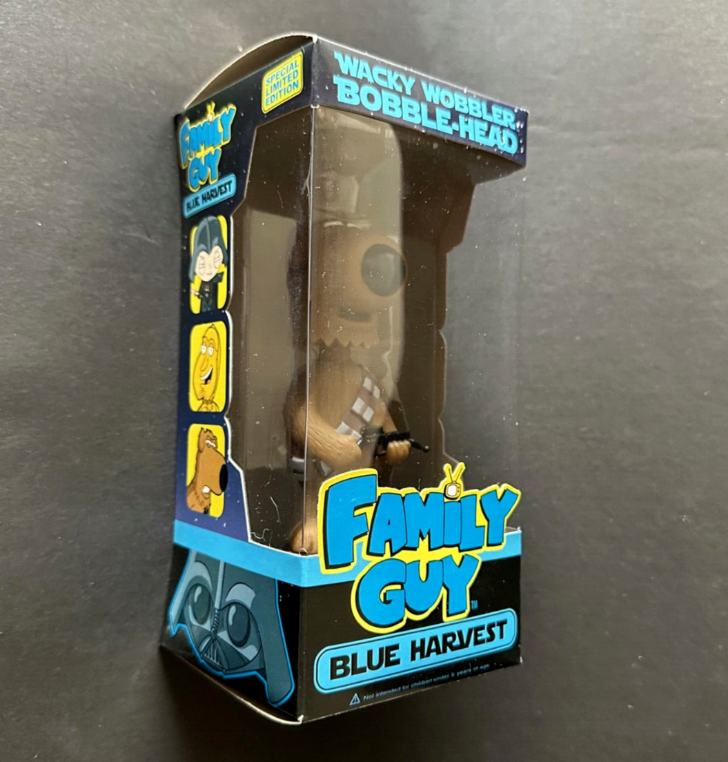 Family Guy Blue Harvest Star Wars CHEWBRIAN Wacky Wobbler Funko