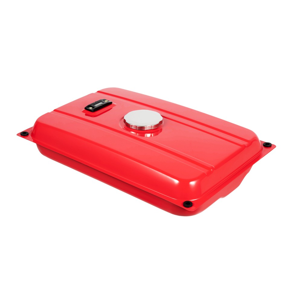 5 Gallon Generator Gas Fuel Tank w/Chrome Cap Gauge Petcock Valve