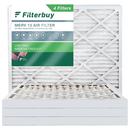 Filterbuy 24x30x2 Pleated Air Filters, Replacement for HVAC AC Furnace (MERV 13) - Picture 12 of 15