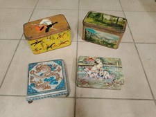 SCATOLE LATTA COLLEZIONE VINTAGE BERTOLINI DRAGO LABRADOR PAESAGGIO