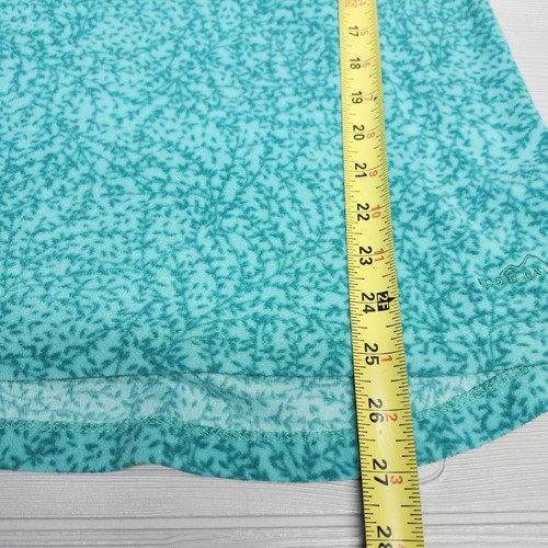 Eddie Bauer Quarter Zip Fleece Sweatshirt Womens Size S Distressed - Picture 4 of 10