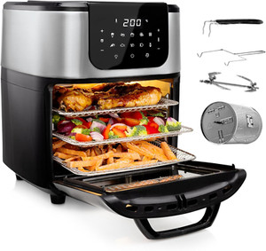 Friggitrice Ad Aria Forno Deluxe – 11 L – 1800 W – Schermo Tattile Digitale – 10