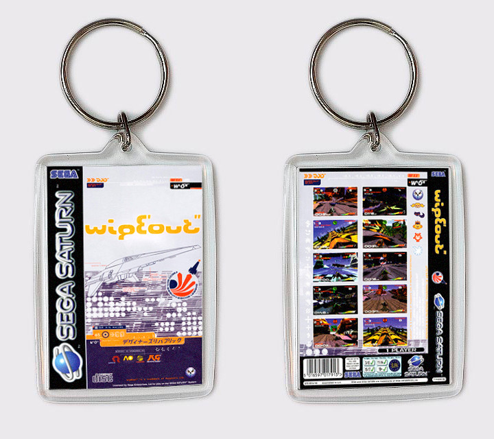 Porte-Clés Wipeout Sega Saturn Porte-Clé