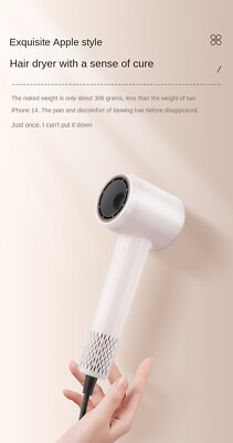 High speed and fashionable silent negative ion lightweight hair dryer
