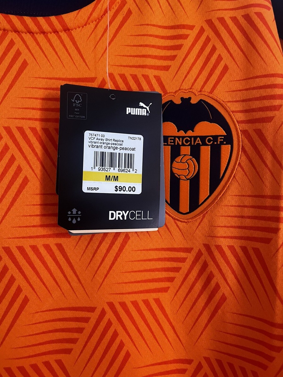 Puma Valencia C.F. 2020/2021 Away Soccer Jersey Men's Sz.M