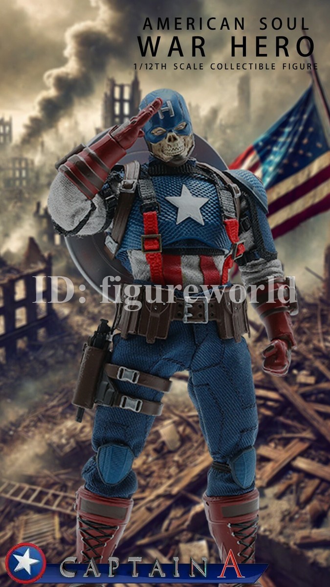 Joy Man Toys JM003 1/12 Captain of America Collectible Action