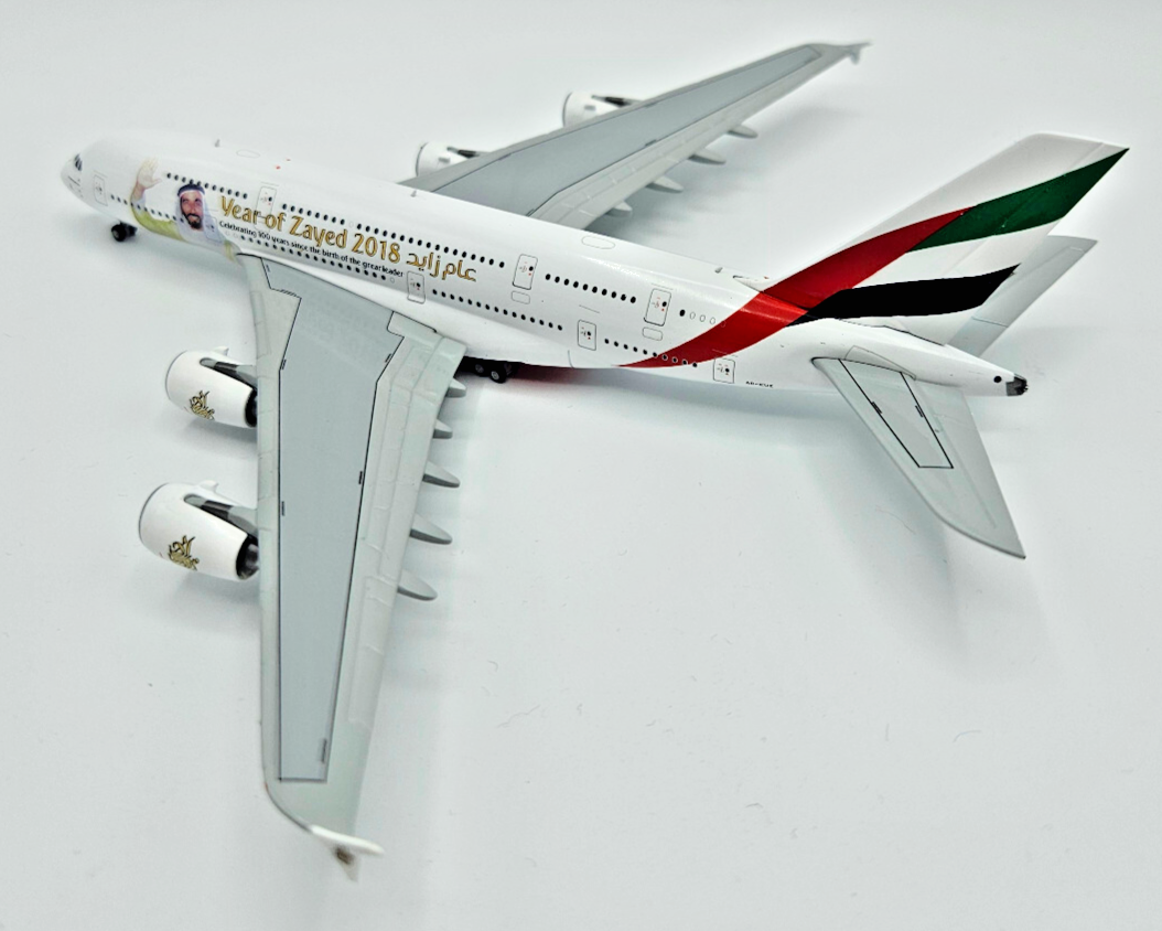 Emirates Airbus A380-800 Year Of Sheikh Zayed 2018 Gemini 1/400